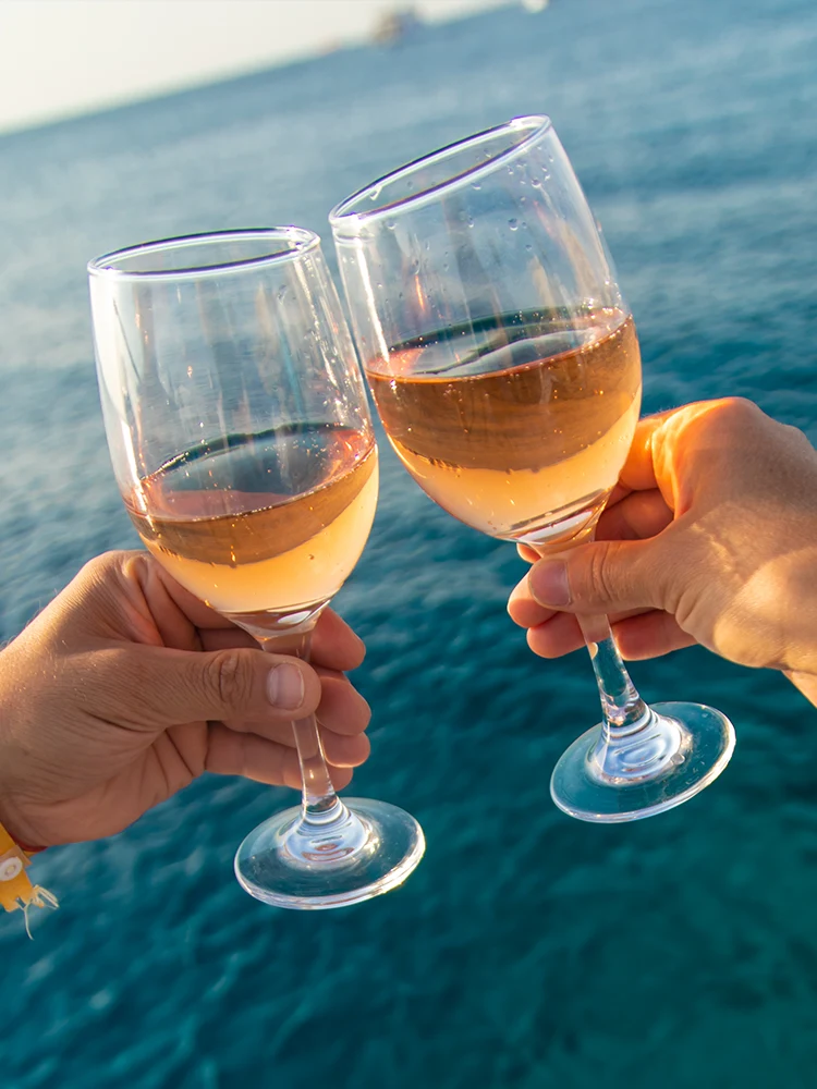 Champagne and spa treatments